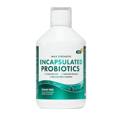 Skysti kapsuliuoti probiotikai su vitaminu C virškinimo sistemai ir imunitetui, 500 ml