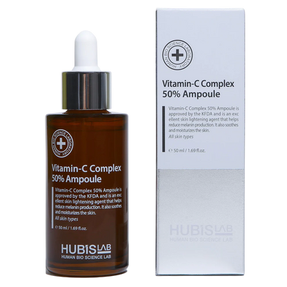Ampulė su 50% vitamino C kompleksu